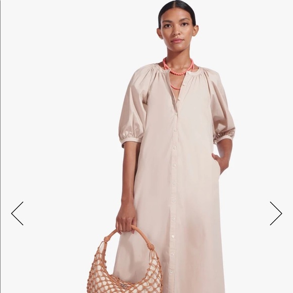 Staud Vincent Dress - biscotti - Picture 1 of 4